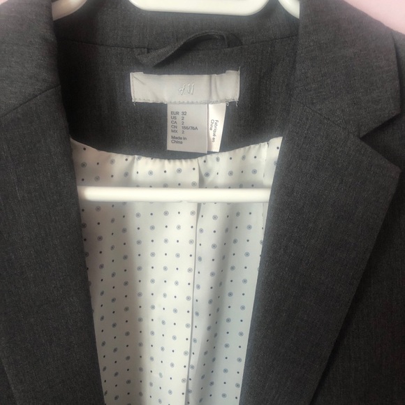(2/$20) H&M Grey Blazer - Picture 2 of 2